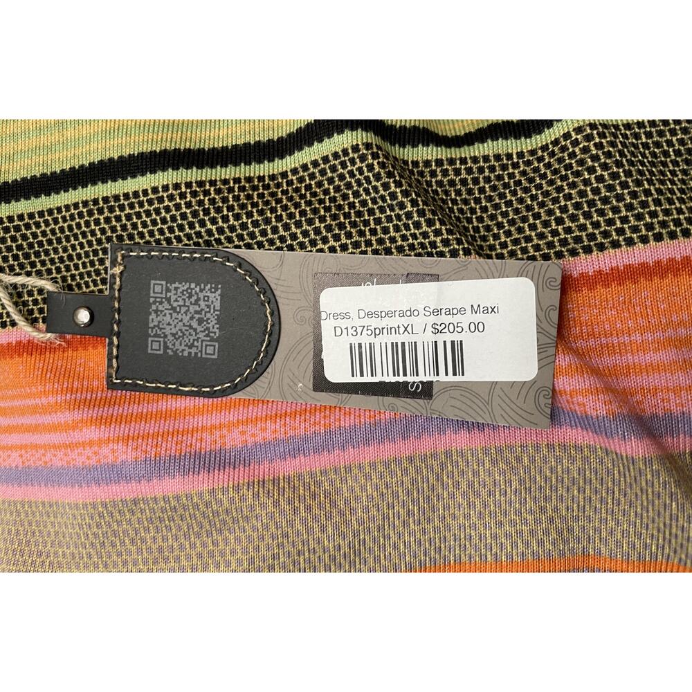 Double D Ranch Desperado Serape Maxi Dress NWT XL Knit Multicolored Boho - Picture 14 of 16